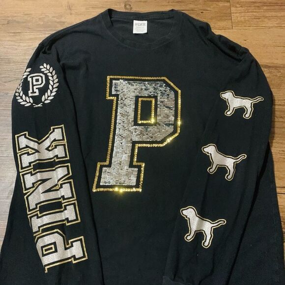 VS PINK BLING PUP SEQUINS OUTFIT SET M - Picture 7 of 13